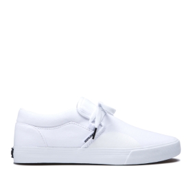 Zapatillas Skate Supra CUBA Hombre Blancas (MX-45960)